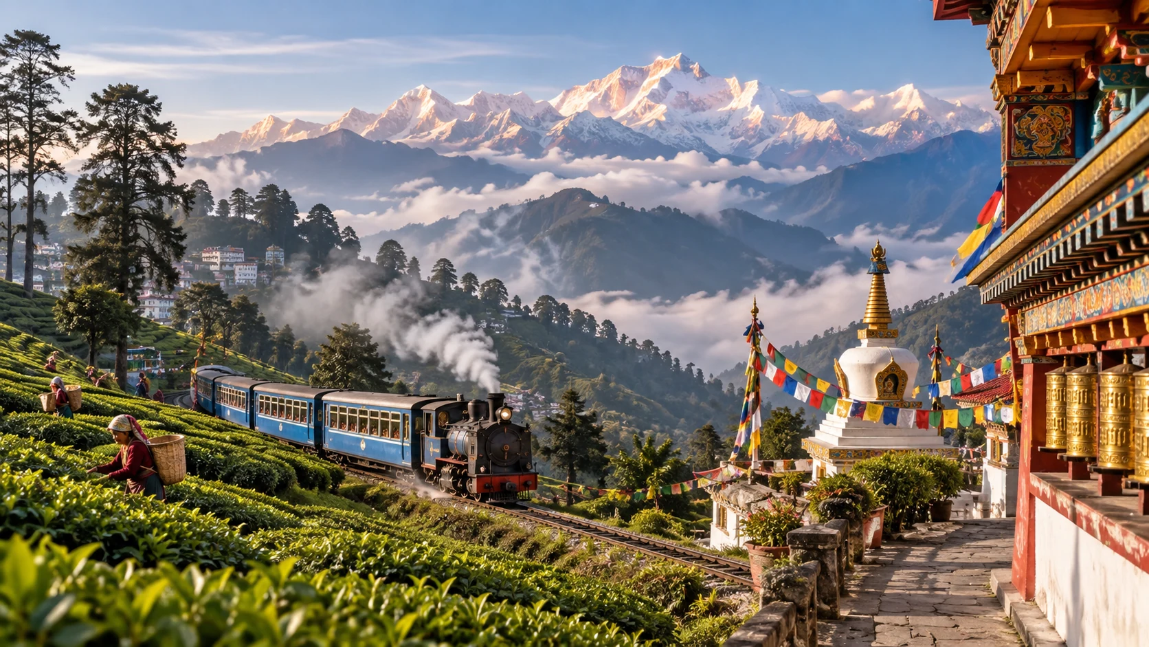 Gangtok vs Darjeeling: Planning Your Sikkim Trip Comparing Gangtok and Darjeeling for your Eastern Himalaya trip - character, sightseeing, ... Read Article