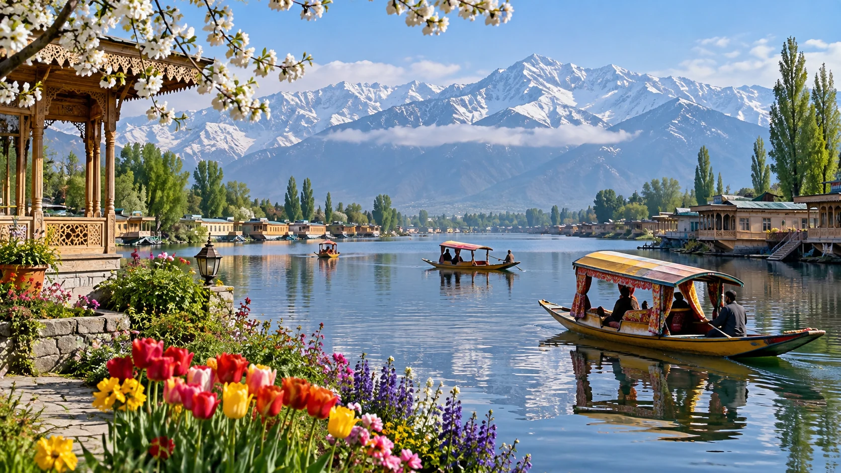 Best Time to Visit Kashmir: Season-wise Guide Month-by-month guide to visiting Kashmir - when to go for gardens, snow, or off-season dea... Read Article